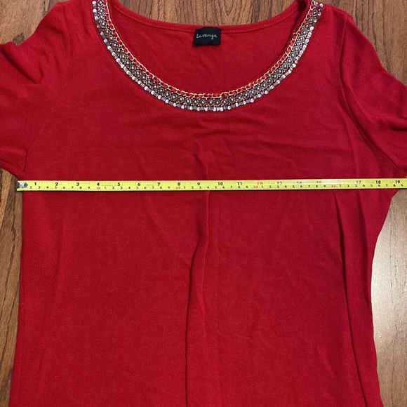 La Vanya Red oversized sweater - Size Medium - Picture 8 of 8